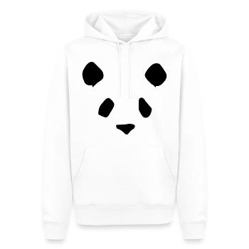 PANDABÄR PANDA - Männer Premium Bio Hoodie - Weiß - Vorne - Nico (187cm)