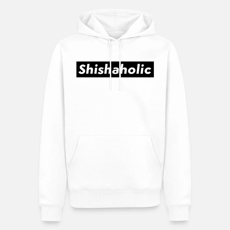Shishaholics - Männer Premium Bio Hoodie - Weiß