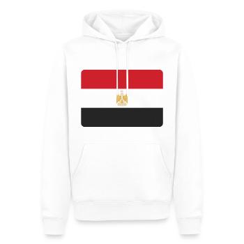 Égypte - Sweat à capuche Premium bio Homme - blanc - Devant - Nico (187cm)