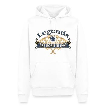 Legends Are Born in 1994 Geburtstag Geschenkidee - Männer Premium Bio Hoodie - Weiß - Vorne - Nico (187cm)