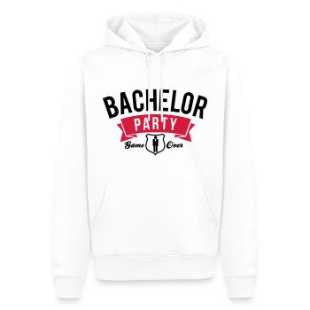 Bachelor Party - Junggesellenabschied-JGA-Hochzeit - Männer Premium Bio Hoodie - Weiß - Vorne - Nico (187cm)