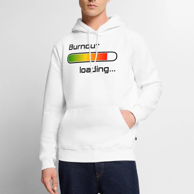 burnout loading, burnout loading, Burnout load Sweat à capuche Premium bio Homme