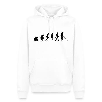 Sonde d’évolution, Chasseur de trésors, Détecteur de métaux - Sweat à capuche Premium bio Homme - blanc - Devant - Nico (187cm)