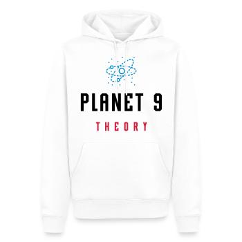 PLANET 9 THEORY / PLANET X - Sweat à capuche Premium bio Homme - blanc - Devant - Nico (187cm)