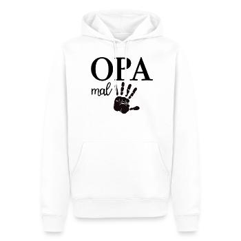 Grandpa Mal Five Grandfather - Men’s Premium Organic Hoodie - white - Front - Nico (187cm)