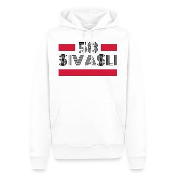 Sivas 58 Türkei Turkiye Geschenk Urlaub TR Türk - Männer Premium Bio Hoodie - Weiß - Vorne - Nico (187cm)