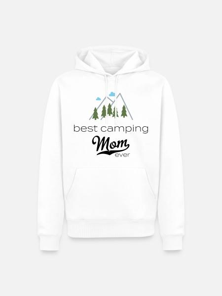 camper - Men’s Premium Organic Hoodie - white