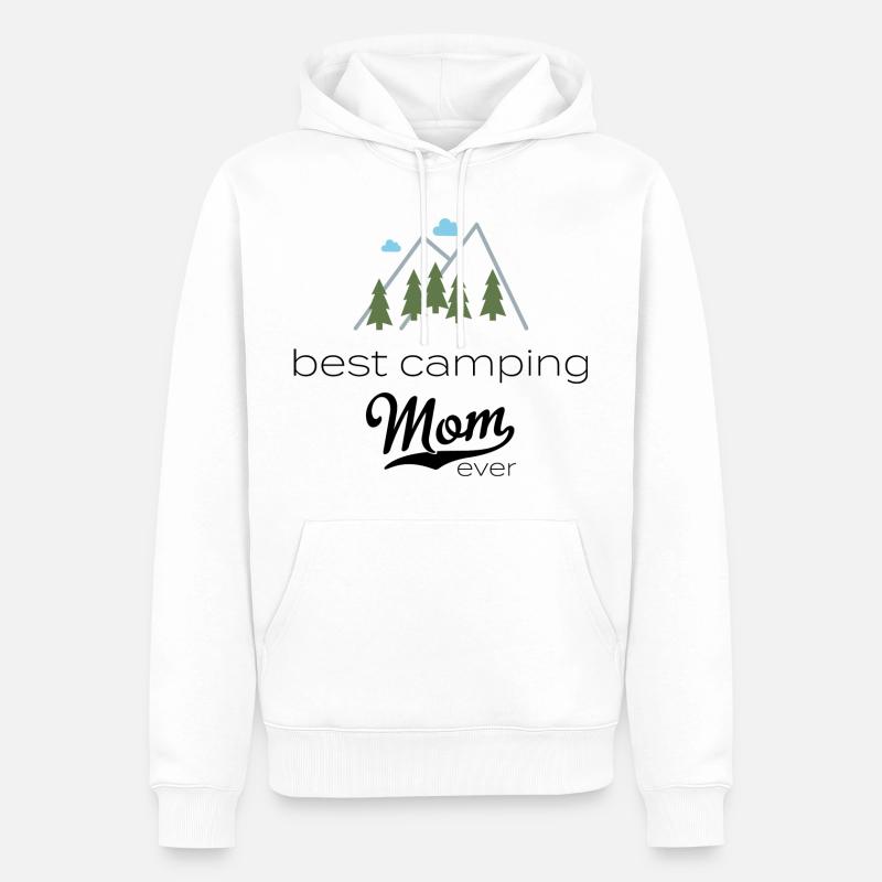camper - Men’s Premium Organic Hoodie - white