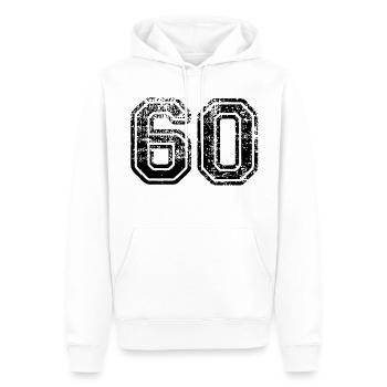 60 - Men’s Premium Organic Hoodie - white - Front - Nico (187cm)