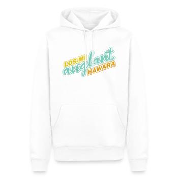 Los mi auglant - Männer Premium Bio Hoodie - Weiß - Vorne - Nico (187cm)