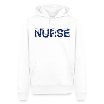 Text Eis Weihnachten Kostüm Krankenschwester - Männer Premium Bio Hoodie - Weiß - Vorne - Nico (187cm)