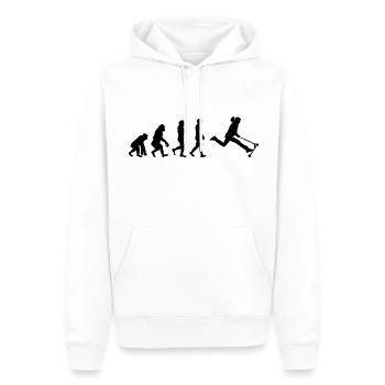 Stunt Scooter Freestyle Scootering Evolution - Sweat à capuche Premium bio Homme - blanc - Devant - Nico (187cm)