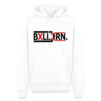 BXLLXRN - Männer Premium Bio Hoodie - Weiß - Vorne - Nico (187cm)