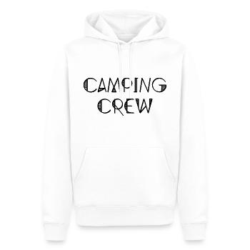 Équipe de camping - Sweat à capuche Premium bio Homme - blanc - Devant - Nico (187cm)