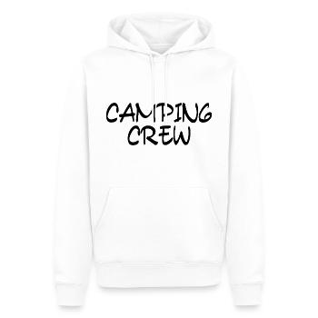 Camping Crew - Männer Premium Bio Hoodie - Weiß - Vorne - Nico (187cm)