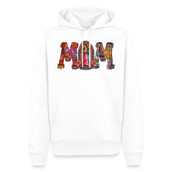 Maman Notre-Dame - Sweat à capuche Premium bio Homme - blanc - Devant - Nico (187cm)