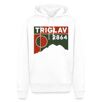 Triglav Triglau Kranjska Gora Slovenia Souvenir - Men’s Premium Organic Hoodie - white - Front - Nico (187cm)