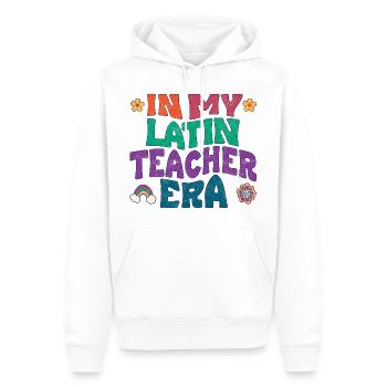 À l’époque où j’étais professeur de latin - Sweat à capuche Premium bio Homme - blanc - Devant - Nico (187cm)