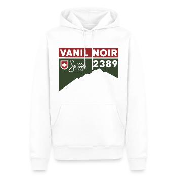 Tour Vanil Noir Besteigung Wandern Camping - Männer Premium Bio Hoodie - Weiß - Vorne - Nico (187cm)
