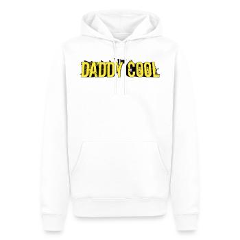 Daddy cool - Sweat à capuche Premium bio Homme - blanc - Devant - Nico (187cm)