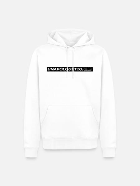 Unapologetically - Männer Premium Bio Hoodie - Weiß