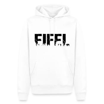 Eifel Wald Wandern - Männer Premium Bio Hoodie - Weiß - Vorne - Nico (187cm)