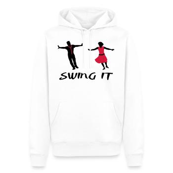 Swing it, Swing dance - Männer Premium Bio Hoodie - Weiß - Vorne - Nico (187cm)