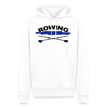 Rudern, Rowing - Männer Premium Bio Hoodie - Weiß - Vorne - Nico (187cm)