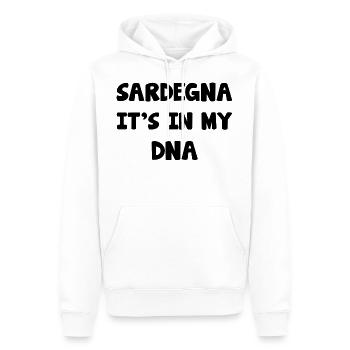 Sardinia Hipster - Men’s Premium Organic Hoodie - white - Front - Nico (187cm)