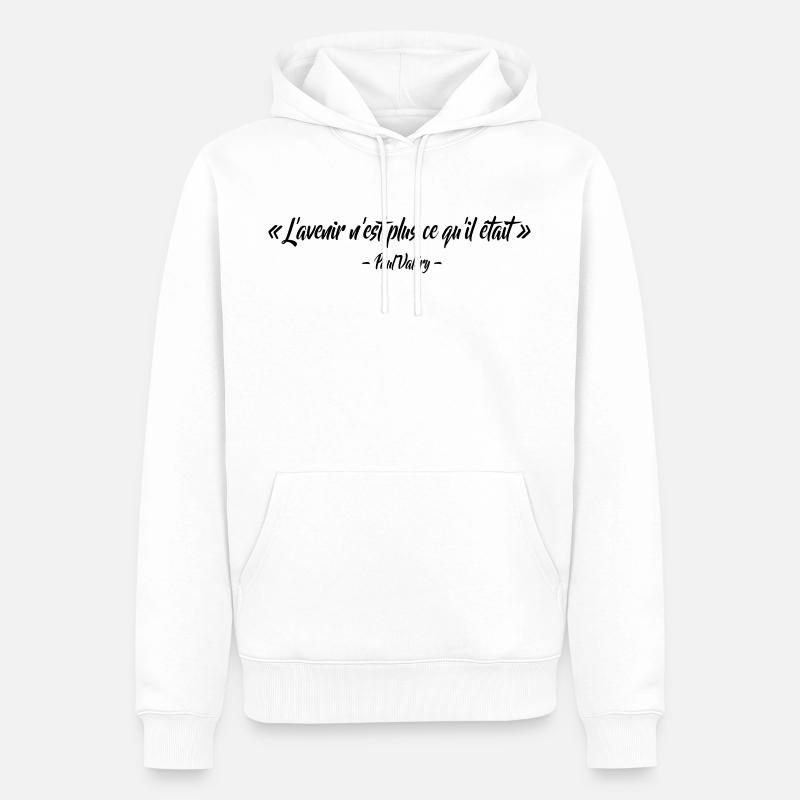 L'avenir n'est plus ce qu'il était - Sweat à capuche Premium bio Homme - blanc