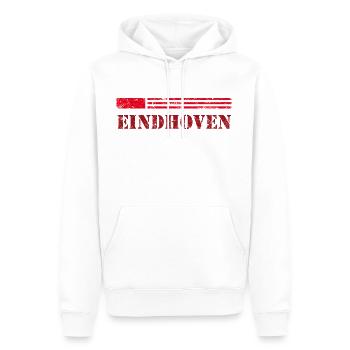 Eindhoven - Männer Premium Bio Hoodie - Weiß - Vorne - Nico (187cm)