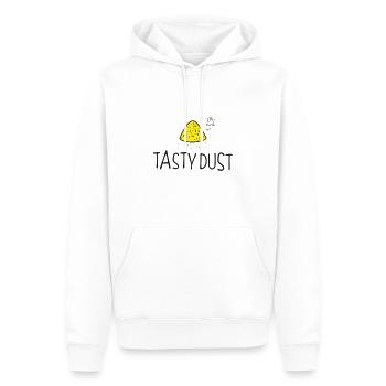 Fine poussière à Stuttgart. 0711. Environnement - Sweat à capuche Premium bio Homme - blanc - Devant - Nico (187cm)