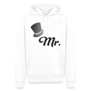 bräutigam - Männer Premium Bio Hoodie - Weiß - Vorne - Nico (187cm)