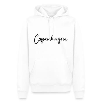 Copenhagen - Männer Premium Bio Hoodie - Weiß - Vorne - Nico (187cm)