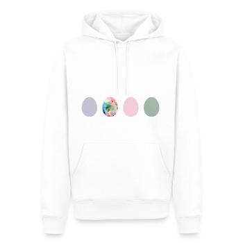 Ostereier - Männer Premium Bio Hoodie - Weiß - Vorne - Nico (187cm)