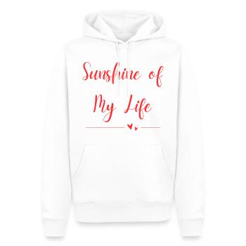 Sunshine of My Life - Männer Premium Bio Hoodie - Weiß - Vorne - Nico (187cm)
