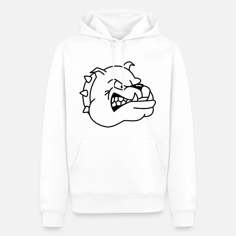 Comic - Männer Premium Bio Hoodie - Weiß