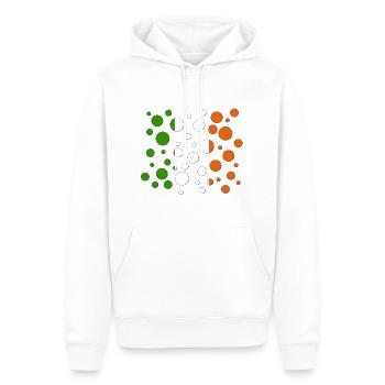 Ireland Bubbles - Männer Premium Bio Hoodie - Weiß - Vorne - Nico (187cm)