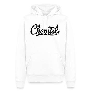 Chemiker - Männer Premium Bio Hoodie - Weiß - Vorne - Nico (187cm)