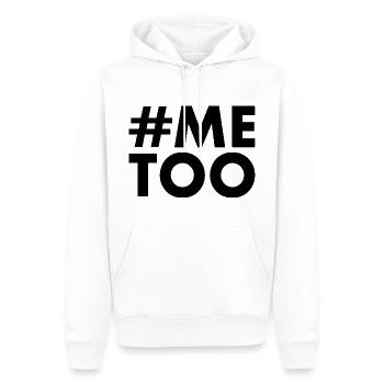 Me too - Männer Premium Bio Hoodie - Weiß - Vorne - Nico (187cm)