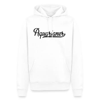 Aquarianer - Männer Premium Bio Hoodie - Weiß - Vorne - Nico (187cm)