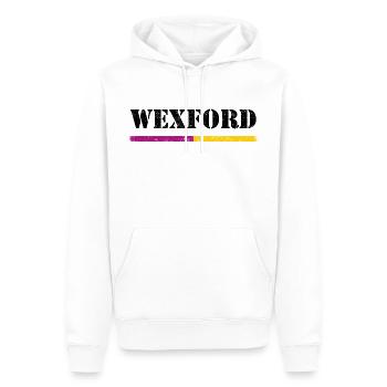 Wexford - Men’s Premium Organic Hoodie - white - Front - Nico (187cm)