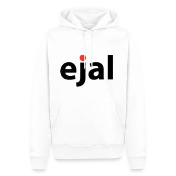 ejal - Männer Premium Bio Hoodie - Weiß - Vorne - Nico (187cm)