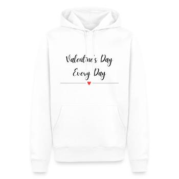 Valentine's Day Every Day - Men’s Premium Organic Hoodie - white - Front - Nico (187cm)