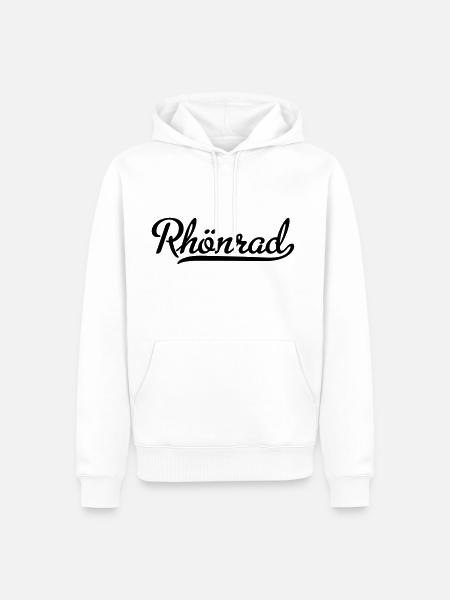 Rhönrad - Männer Premium Bio Hoodie - Weiß