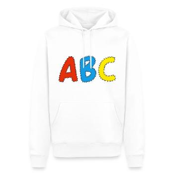 ABC - Schulstart, Schulkind - Männer Premium Bio Hoodie - Weiß - Vorne - Nico (187cm)