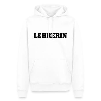 Lehrerin - Männer Premium Bio Hoodie - Weiß - Vorne - Nico (187cm)