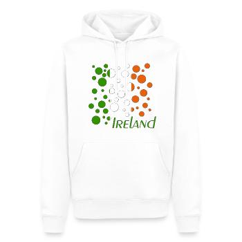 Ireland Bubbles - Männer Premium Bio Hoodie - Weiß - Vorne - Nico (187cm)