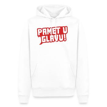 Pamet u glavu T Shirt majca - Männer Premium Bio Hoodie - Weiß - Vorne - Nico (187cm)