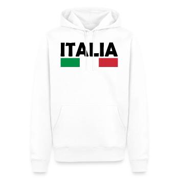 Italien flagge - Männer Premium Bio Hoodie - Weiß - Vorne - Nico (187cm)